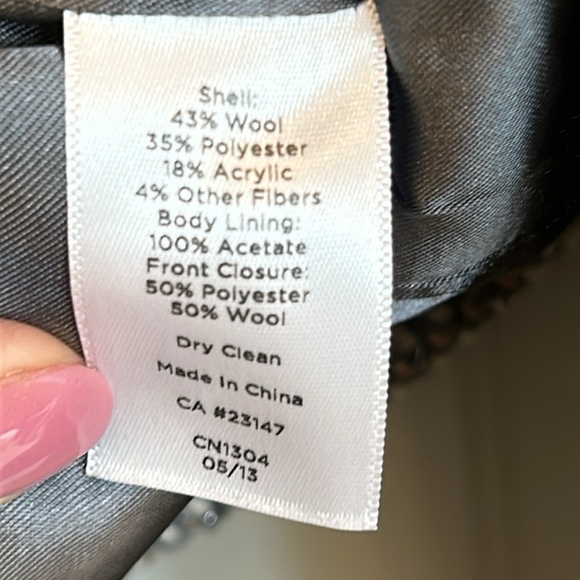 Talbots Gray Tweed Wool Blend Work Or Casual Lined Blazer sz.8 - Picture 5 of 12